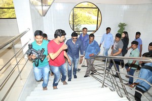 Jakkanna Movie Team Visits Hyderabad Theaters